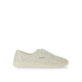 Bottega Veneta Baskets Basses en Cuir de Veau Blanc