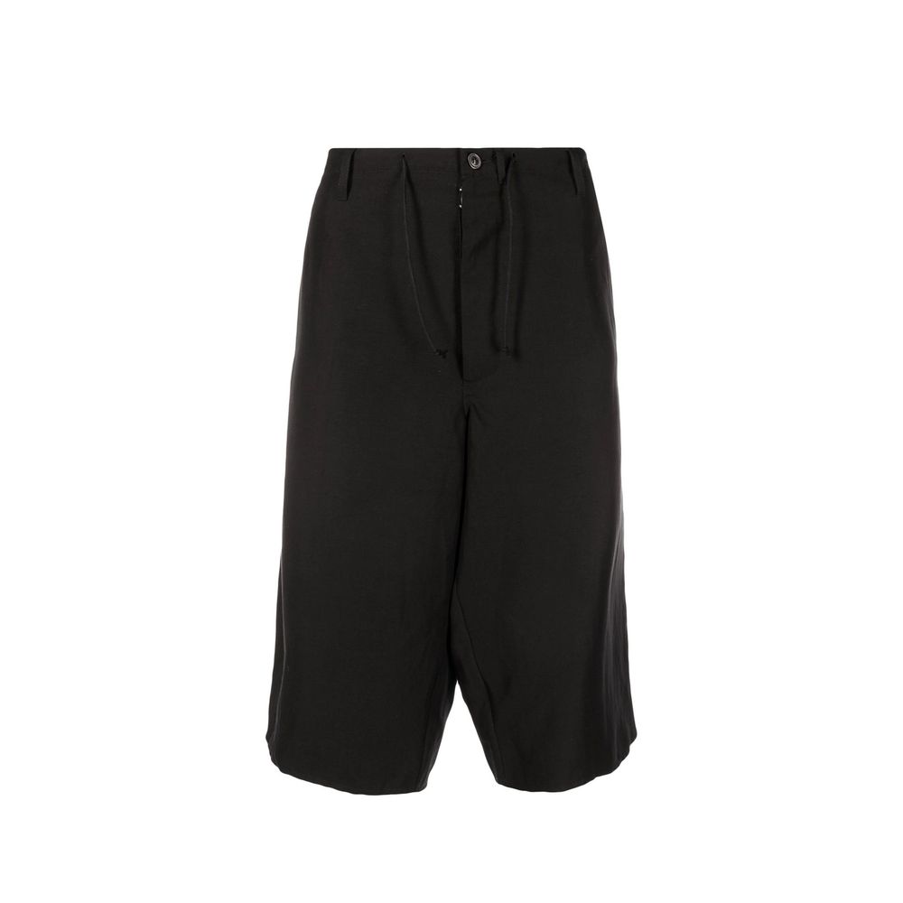 Shorts bermuda Maison Margiela en lin noir