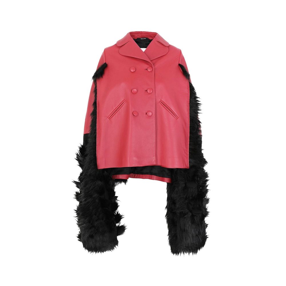 Maison Margiela Capes en cuir multicolores