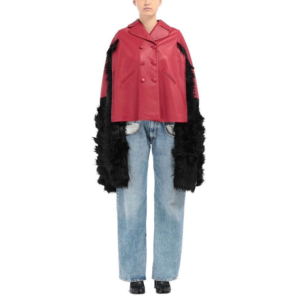 Maison Margiela Capes en cuir multicolores