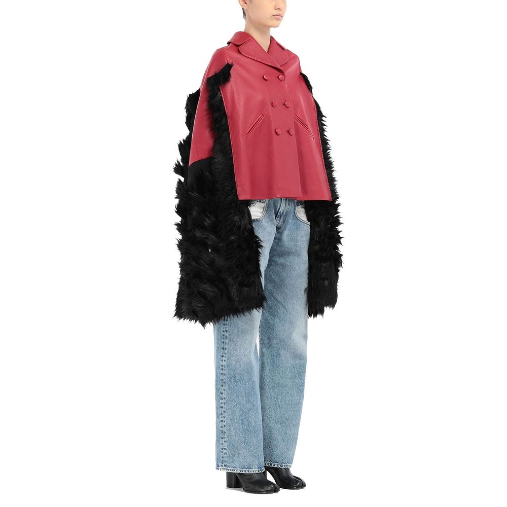 Maison Margiela Capes en cuir multicolores