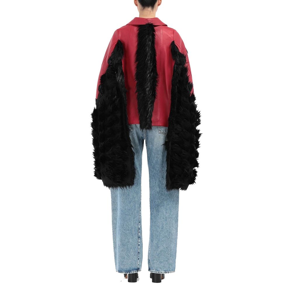 Maison Margiela Capes en cuir multicolores