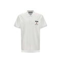 Polo Moschino Couture en coton blanc