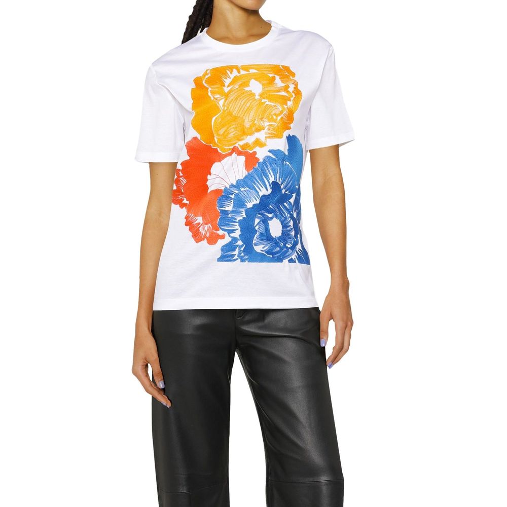 T-shirt en coton blanc Salvatore Ferragamo