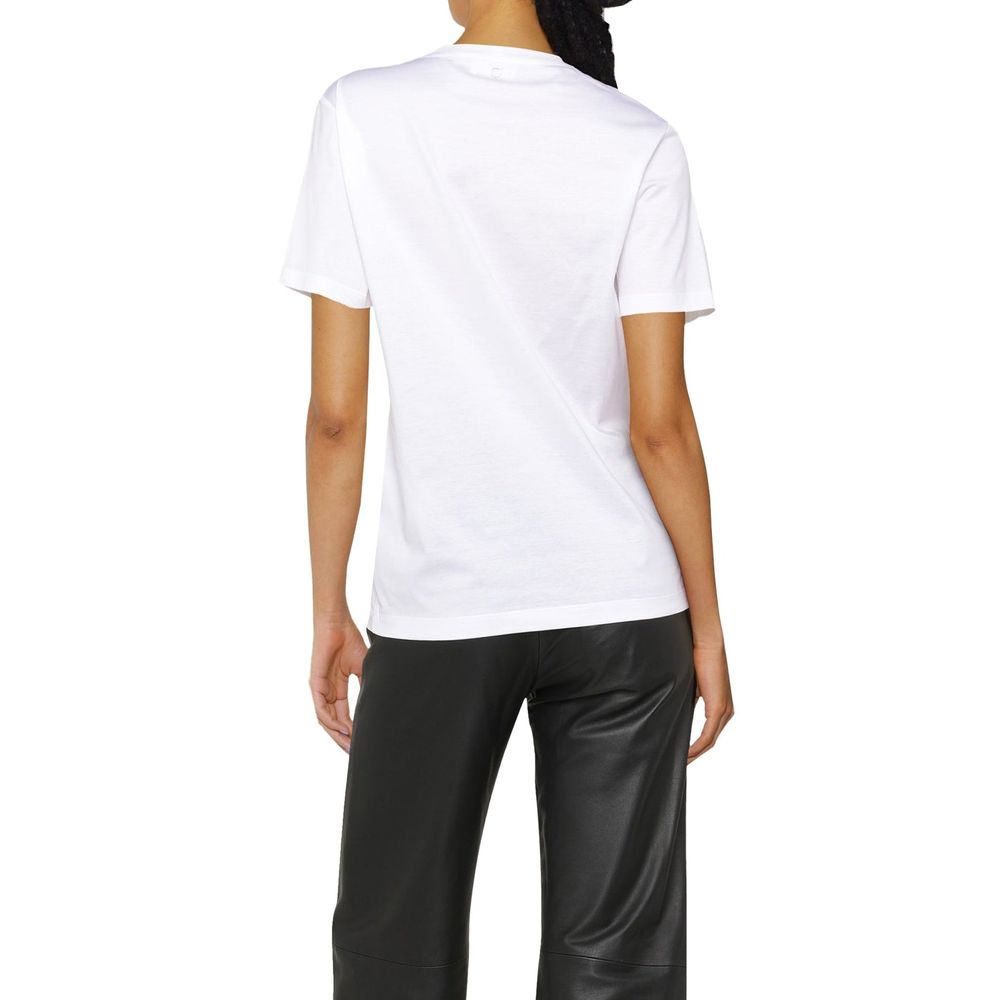T-shirt en coton blanc Salvatore Ferragamo