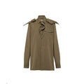 Chemise Prada bicolore en coton
