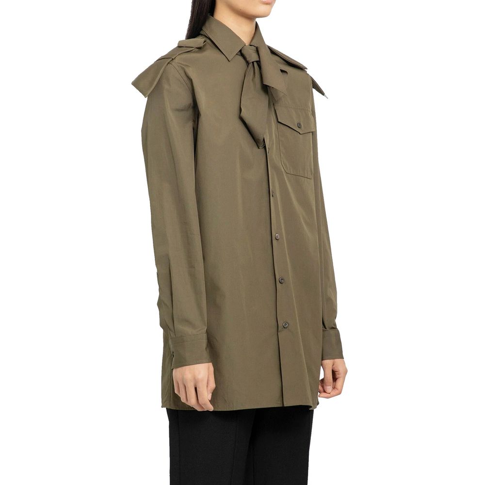 Chemise Prada bicolore en coton