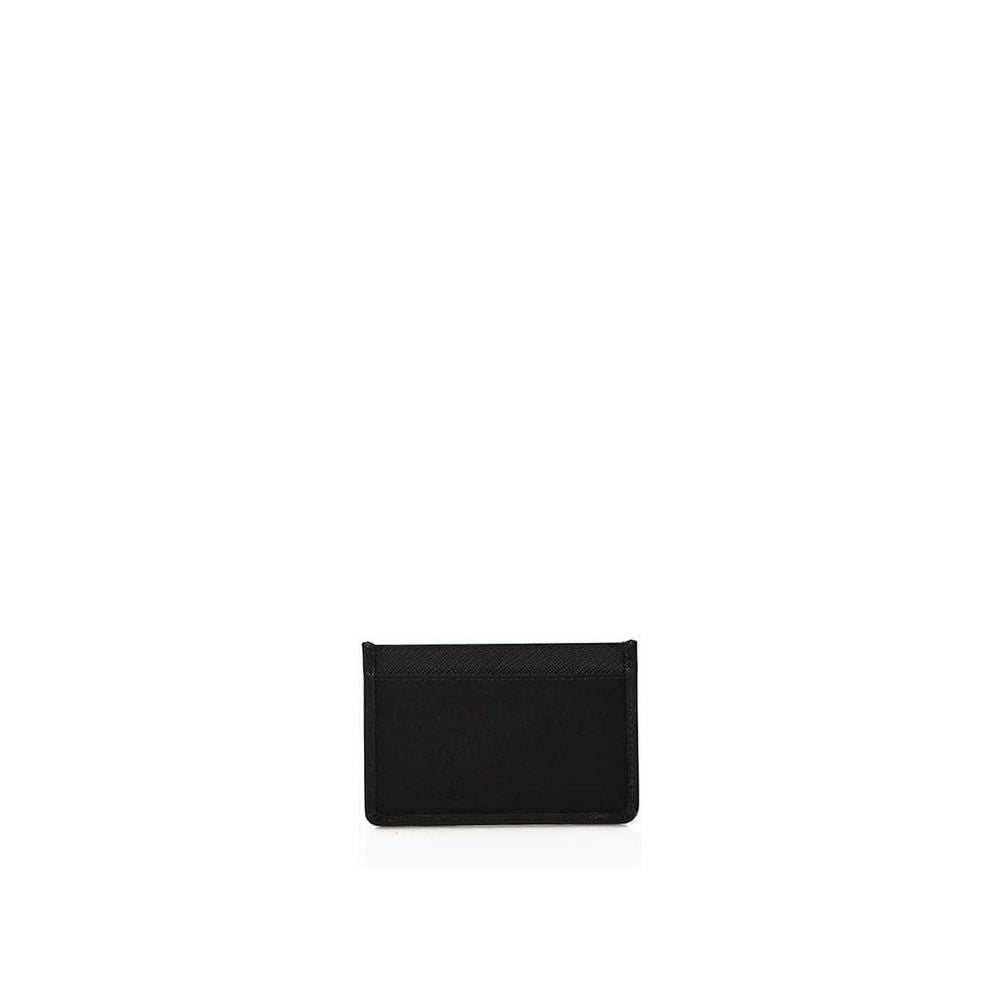 Porte-cartes Prada en nylon noir