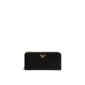Portefeuille Prada en nylon noir
