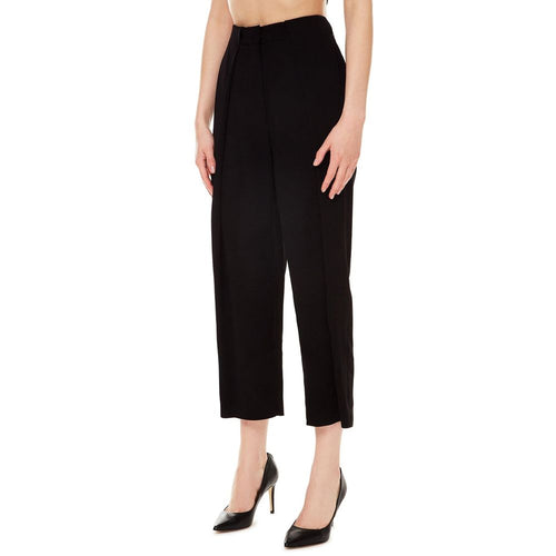 Pantalon casual Balmain noir en viscose