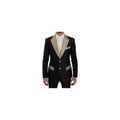 Blazer en soie noir Dolce & Gabbana