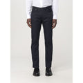 Pantalon décontracté en coton bleu Emporio Armani
