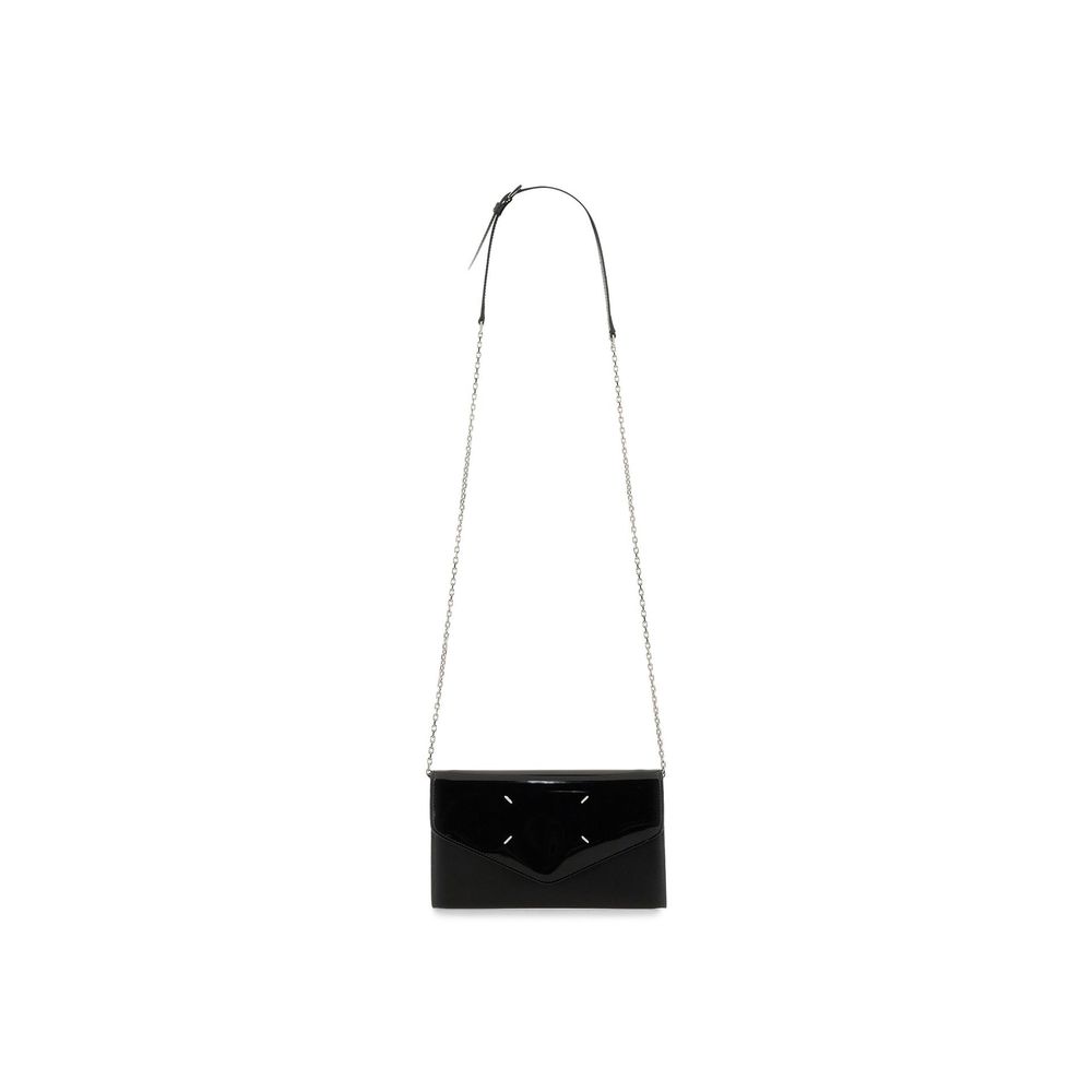 Portefeuille Maison Margiela en cuir de veau noir