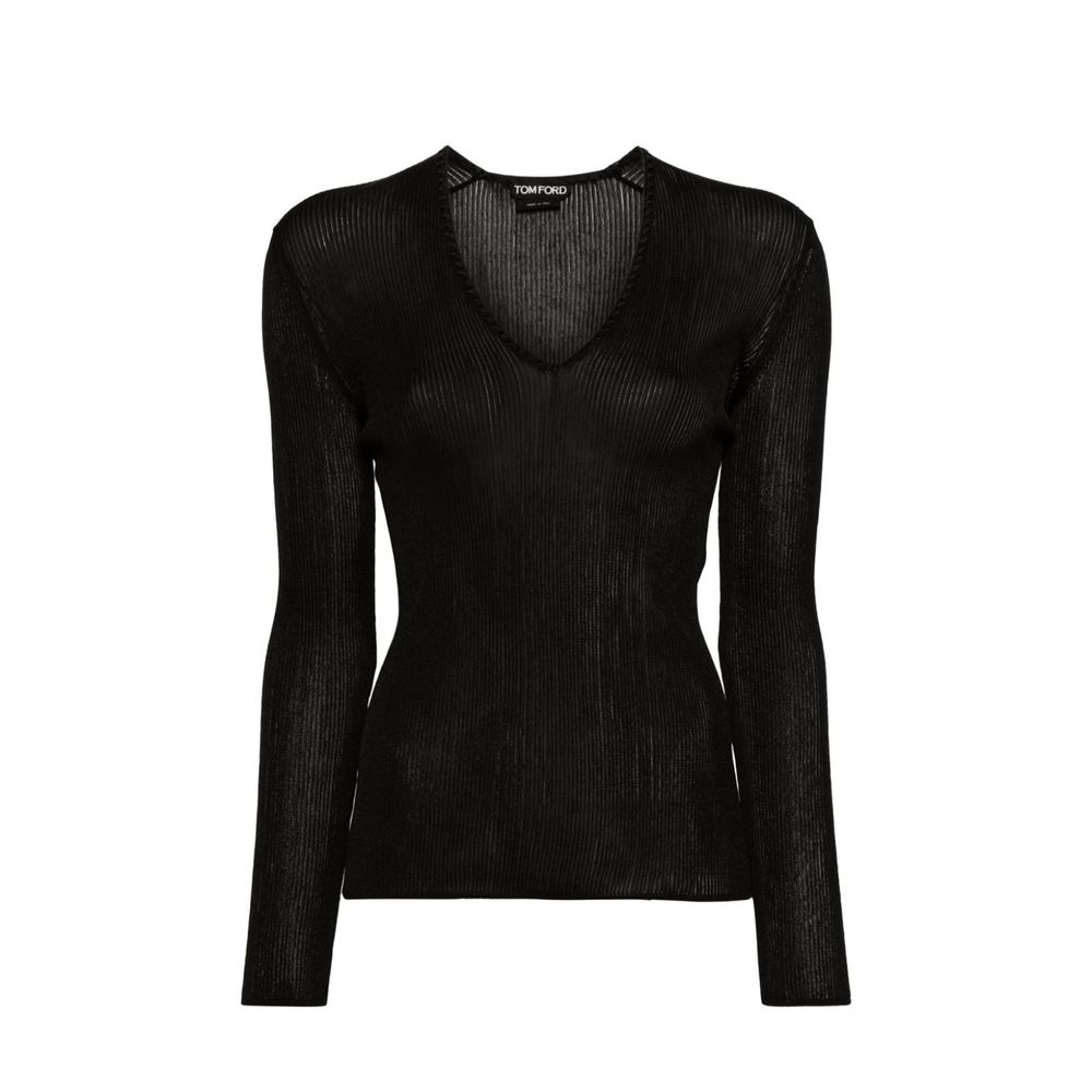 Tom Ford Black Polyamide Tank Tops