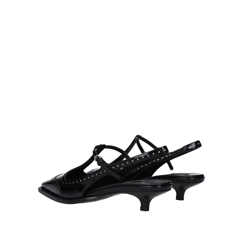 Escarpins Miu Miu en veau noir à talons hauts