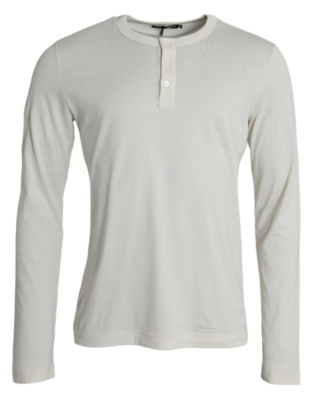T-shirt Dolce & Gabbana à manches longues en coton blanc