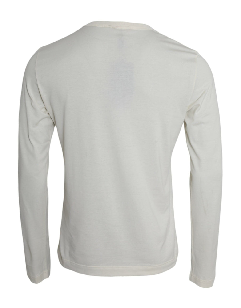T-shirt Dolce & Gabbana à manches longues en coton blanc
