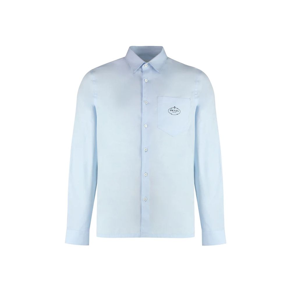 Chemise Prada en coton bleu