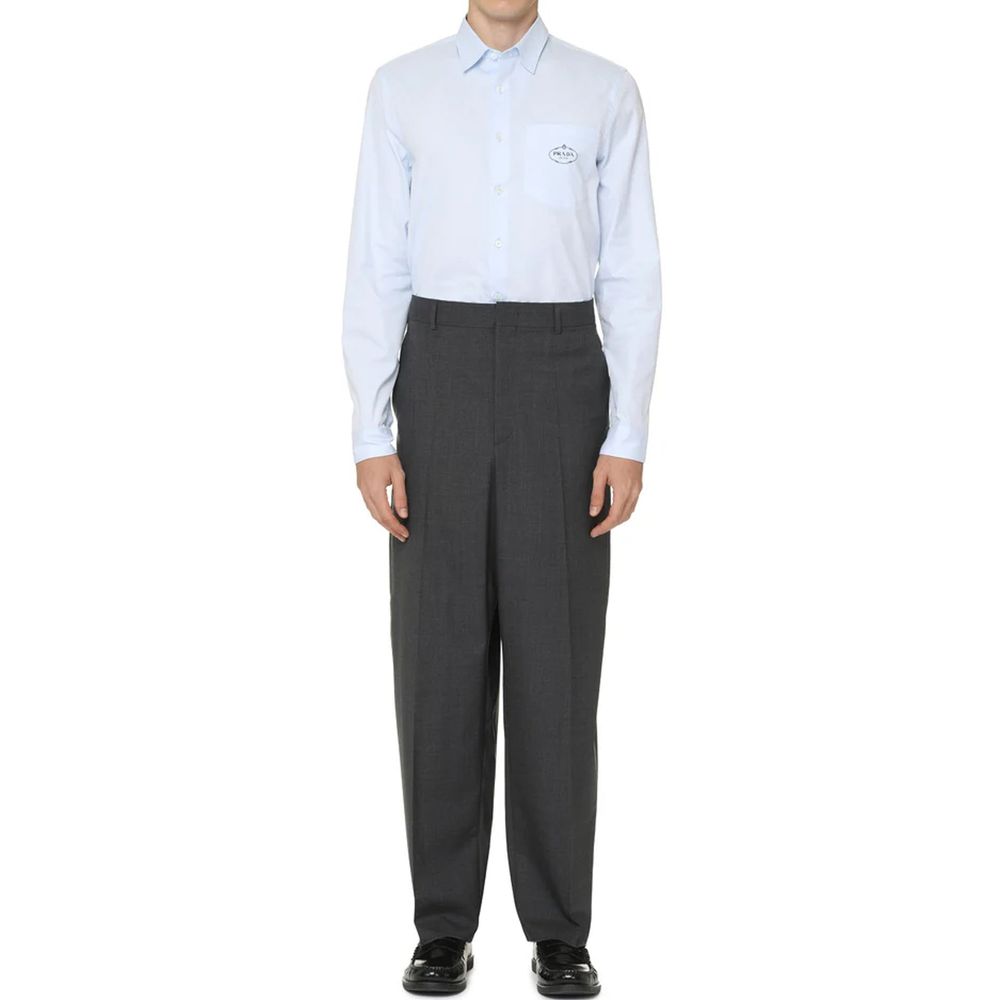 Chemise Prada en coton bleu