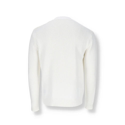 Sweat-shirt en coton blanc Balmain