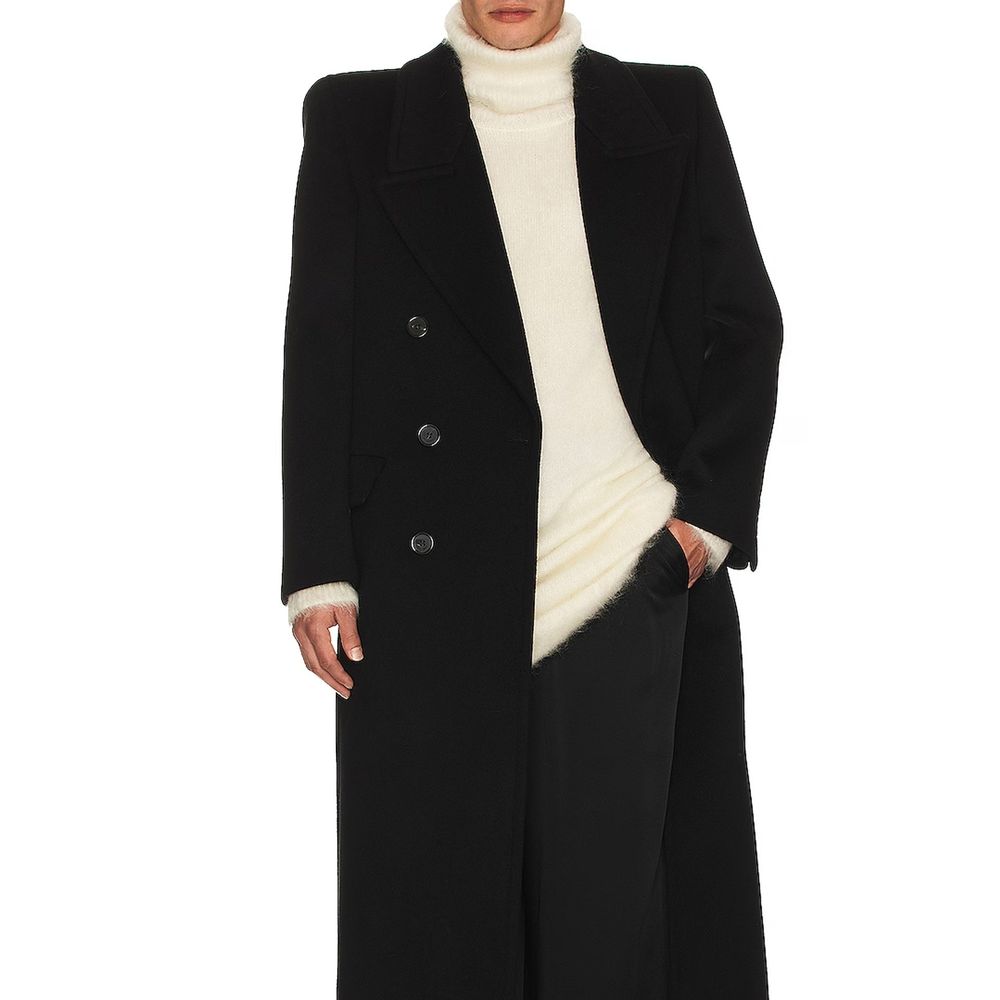 Sweat-shirt Saint Laurent en mohair blanc