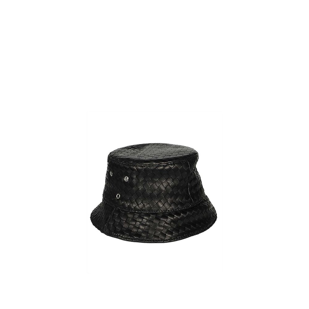 Bob Bottega Veneta en cuir d'agneau noir