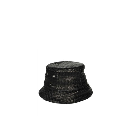 Bob Bottega Veneta en cuir d'agneau noir