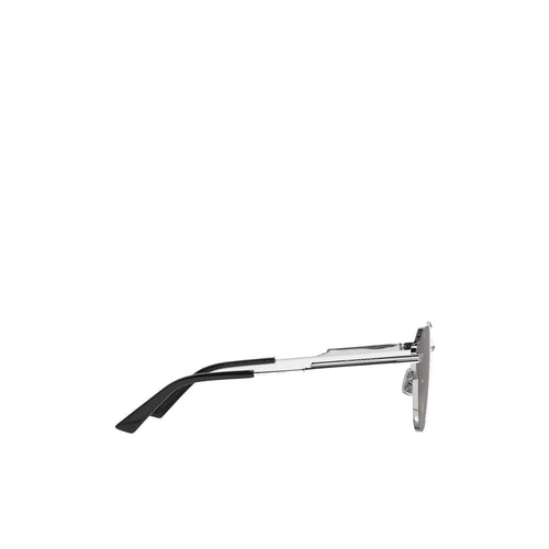 Lunettes de soleil Bottega Veneta en métal argenté