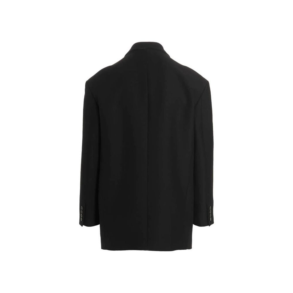 Blazer Valentino Garavani en soie noire