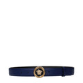 Ceinture en cuir bleu Versace