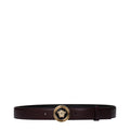 Ceinture régulière Versace en cuir violet