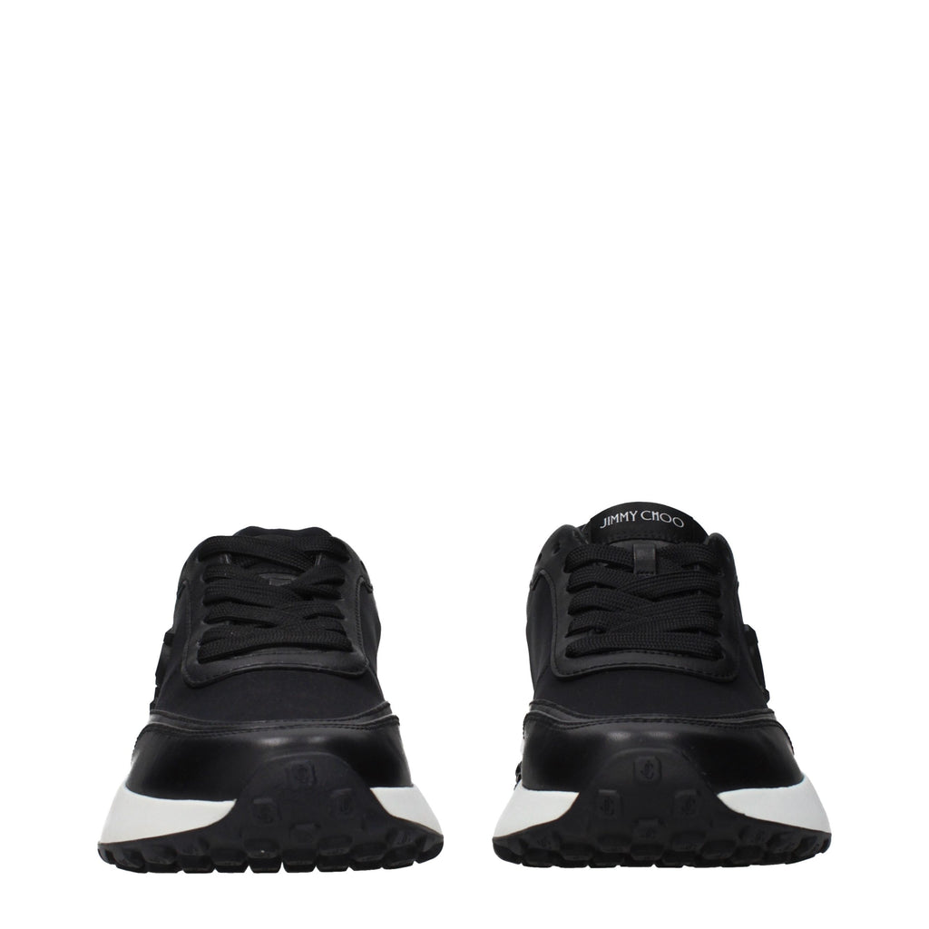 Baskets athlétiques Jimmy Choo en tissu noir