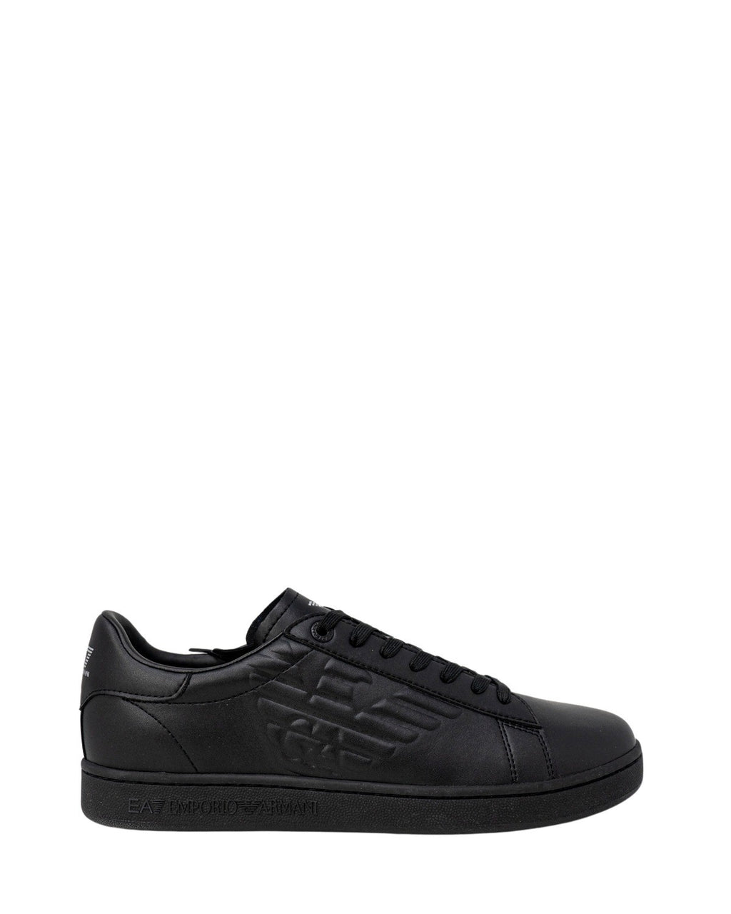 Baskets basses en polyester noir EA7 Emporio Armani