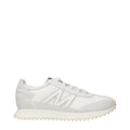 Baskets Moncler en cuir blanc