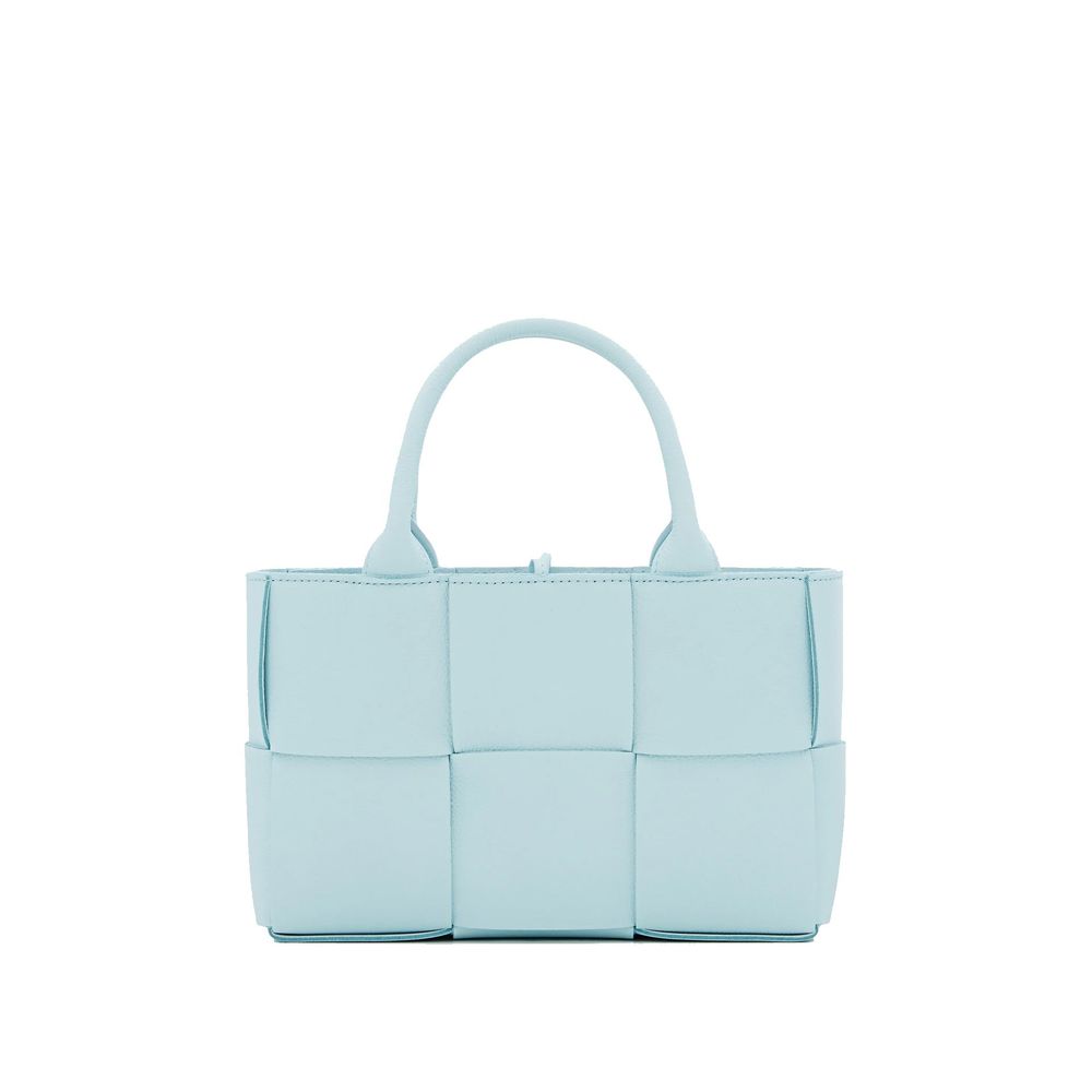 Sac cabas Bottega Veneta en cuir d'agneau bleu