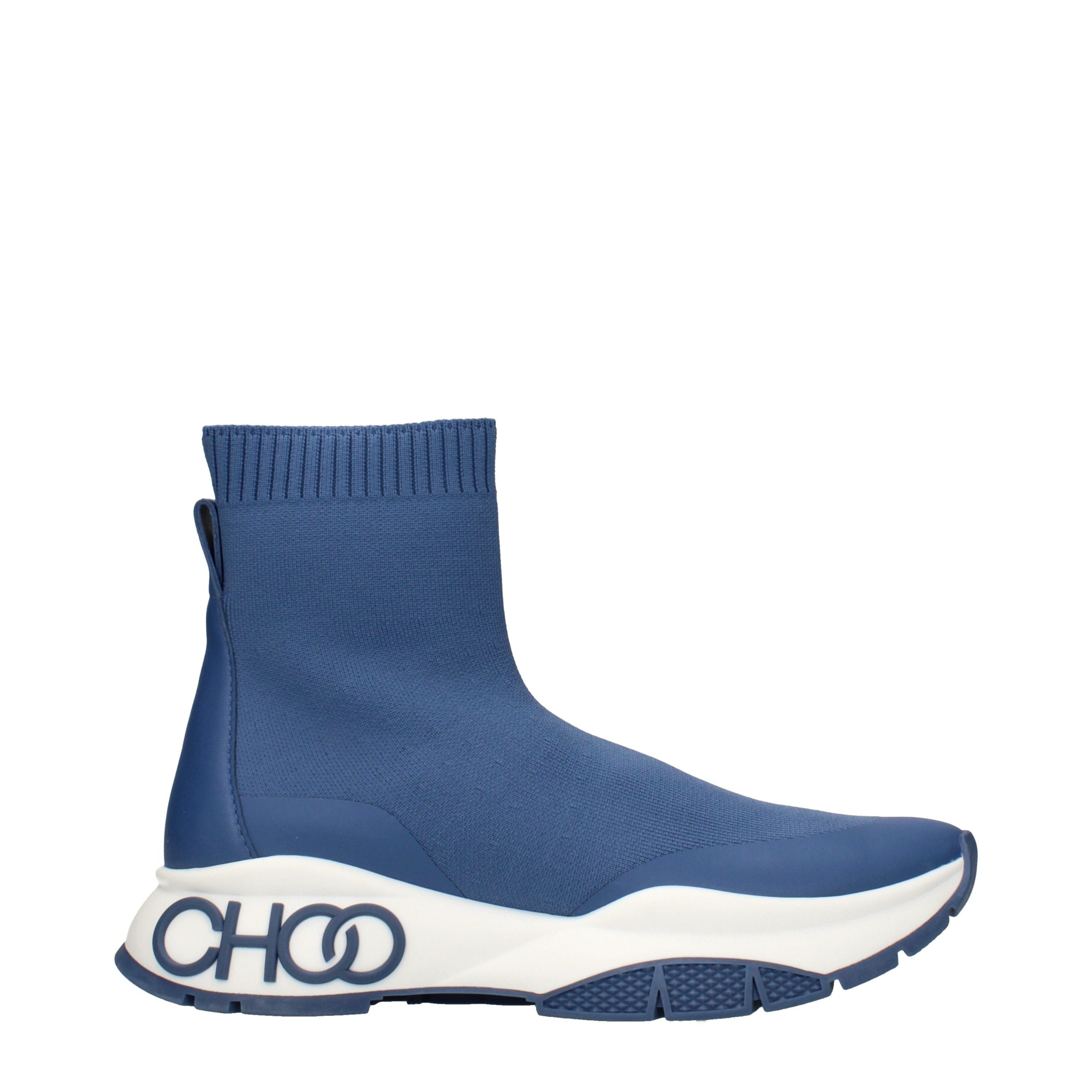 Bottines Jimmy Choo en tissu bleu