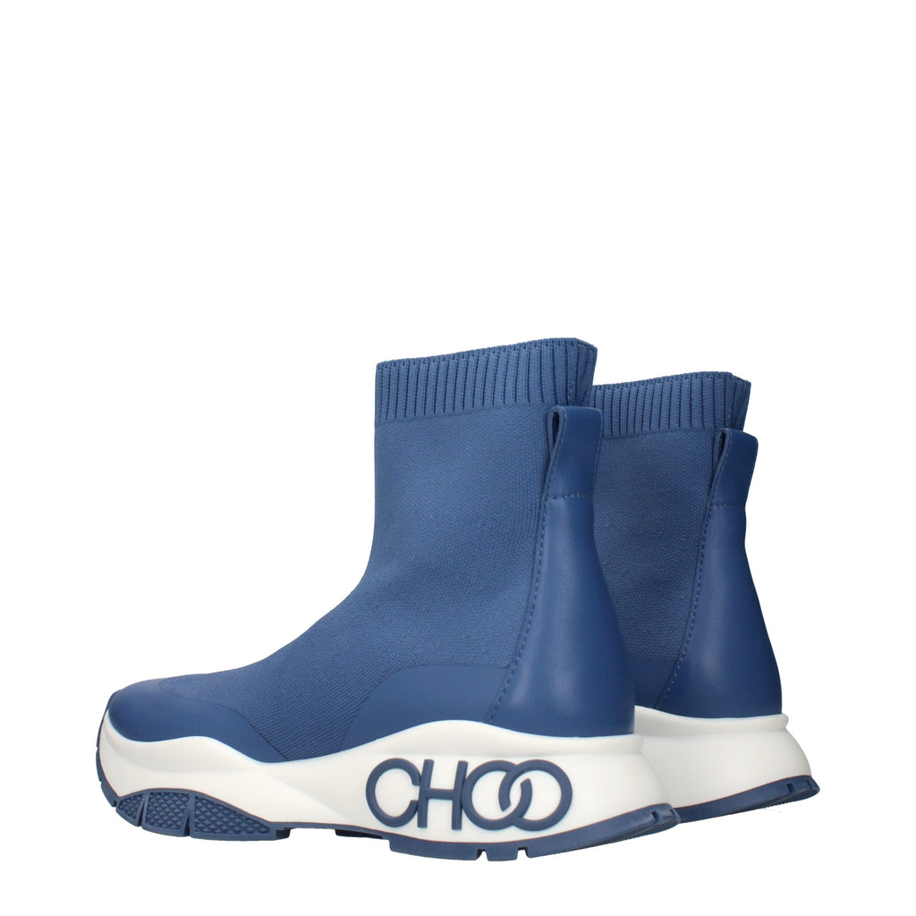 Bottines Jimmy Choo en tissu bleu