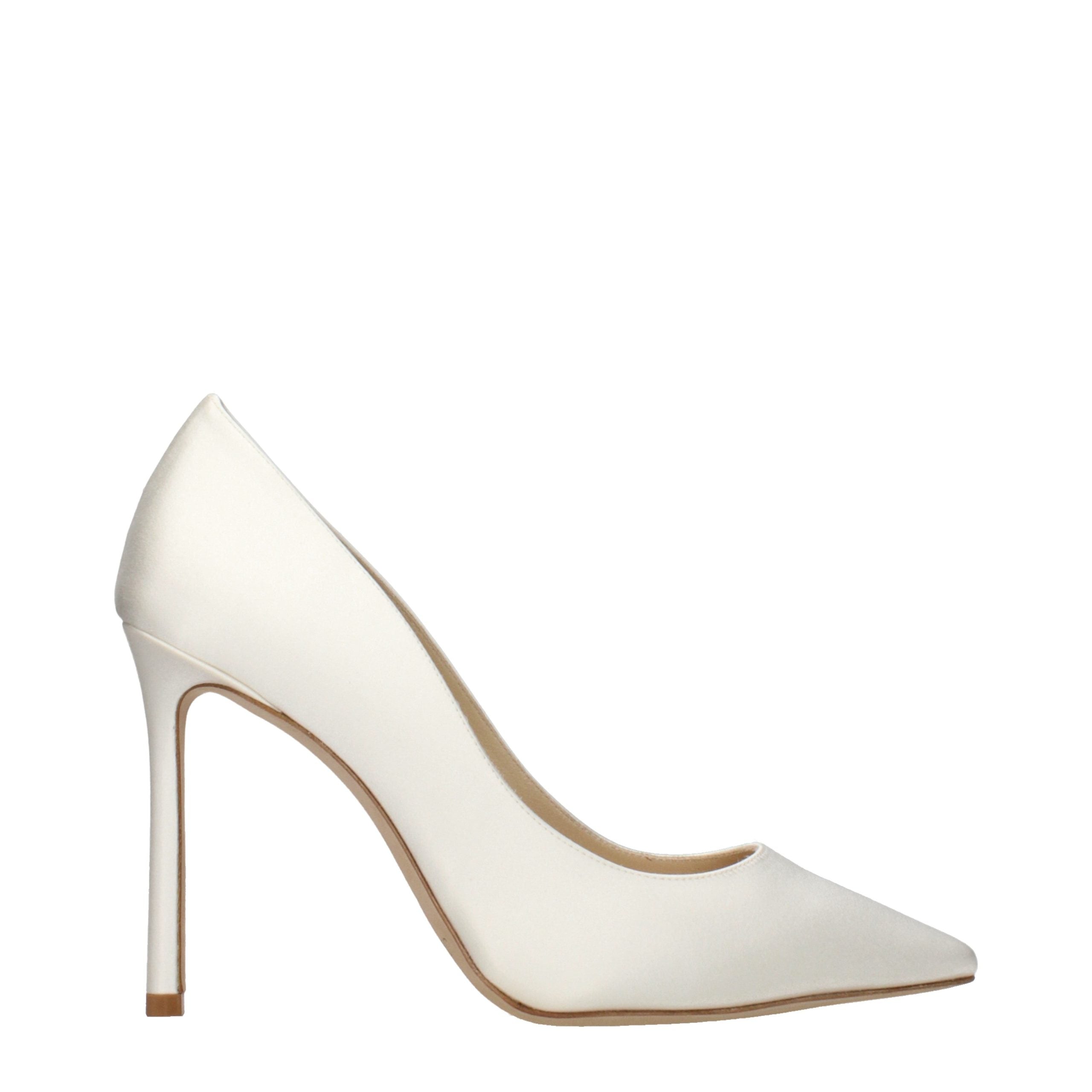 Escarpins à plateforme Jimmy Choo en satin beige