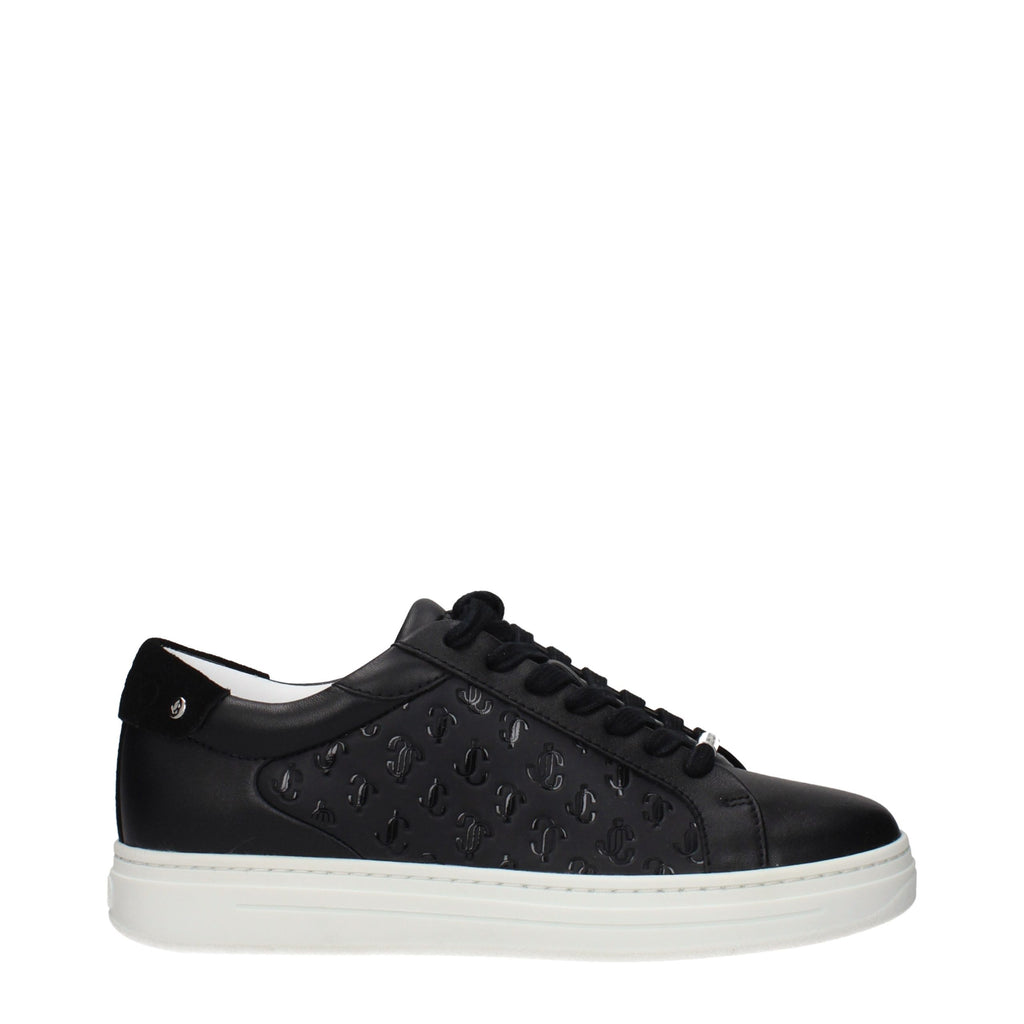 Baskets basses Jimmy Choo en cuir noir