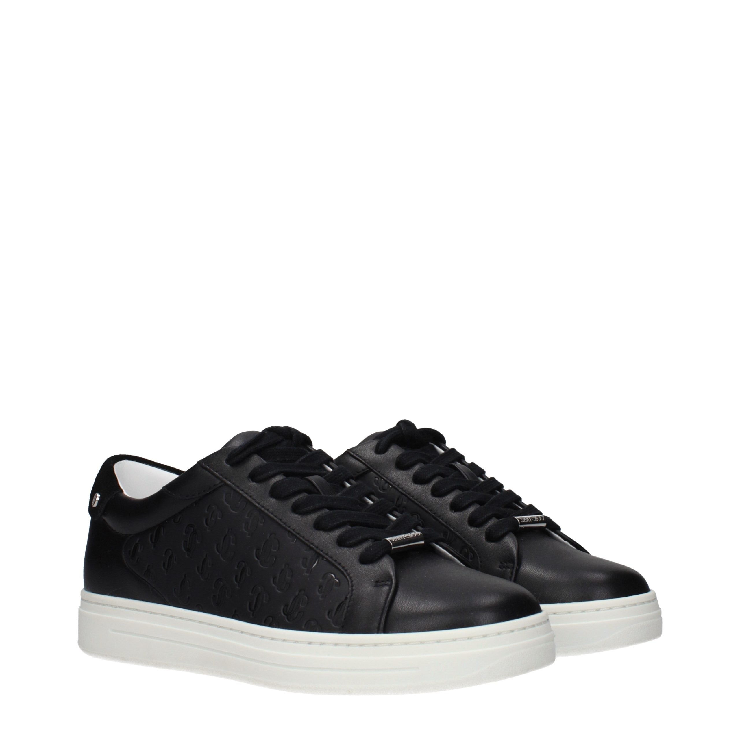 Baskets basses Jimmy Choo en cuir noir