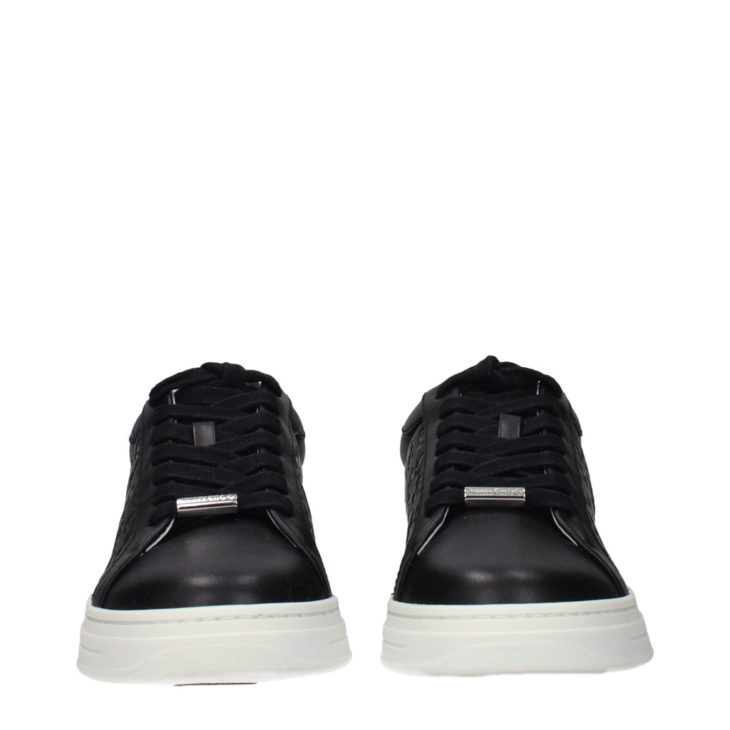 Baskets basses Jimmy Choo en cuir noir