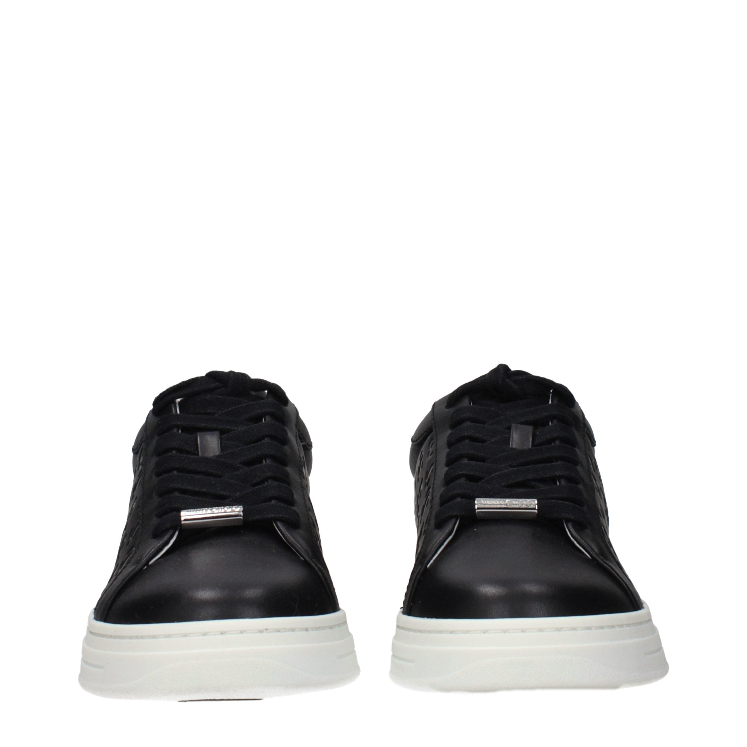 Baskets basses Jimmy Choo en cuir noir