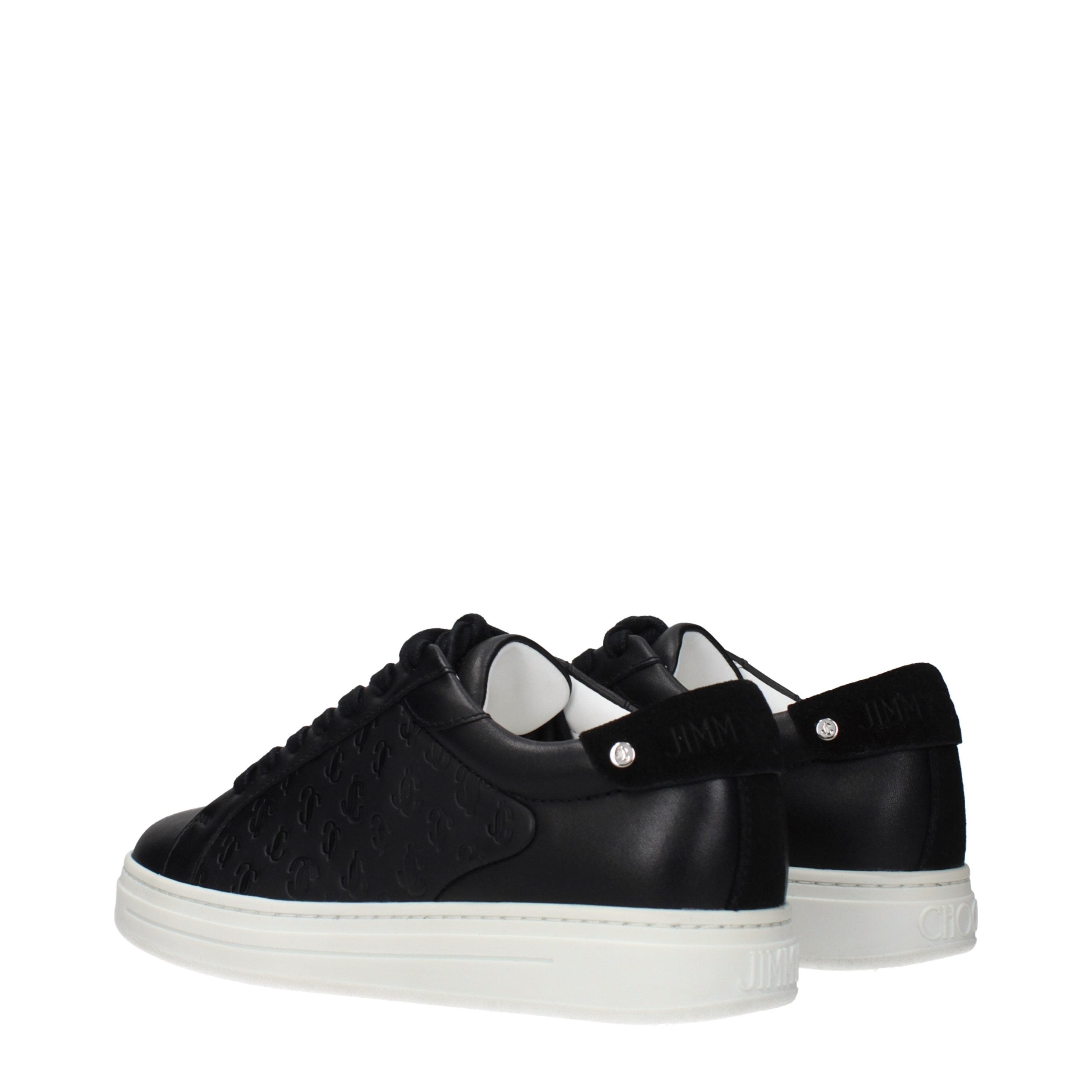 Baskets basses Jimmy Choo en cuir noir