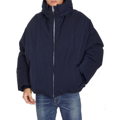 Manteau Bottega Veneta en polyamide bleu