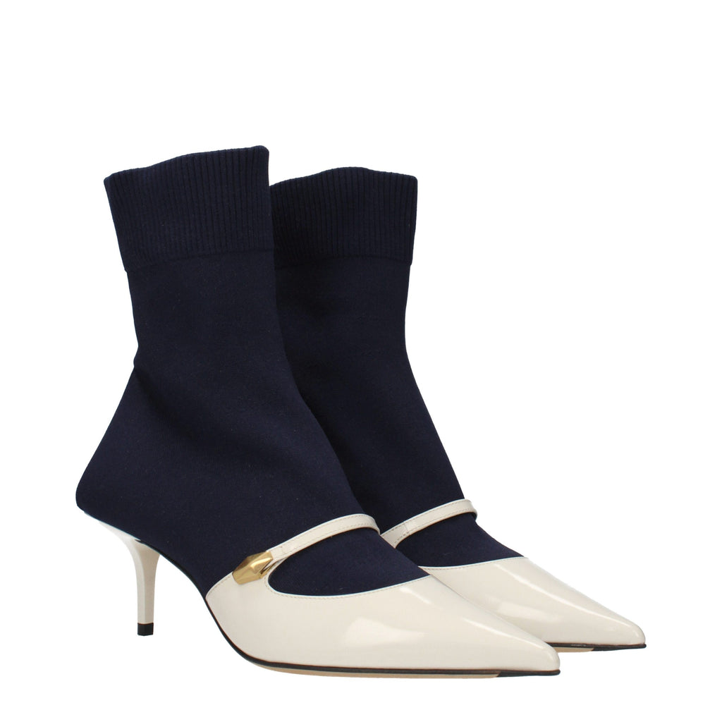 Bottines Jimmy Choo en tissu bleu