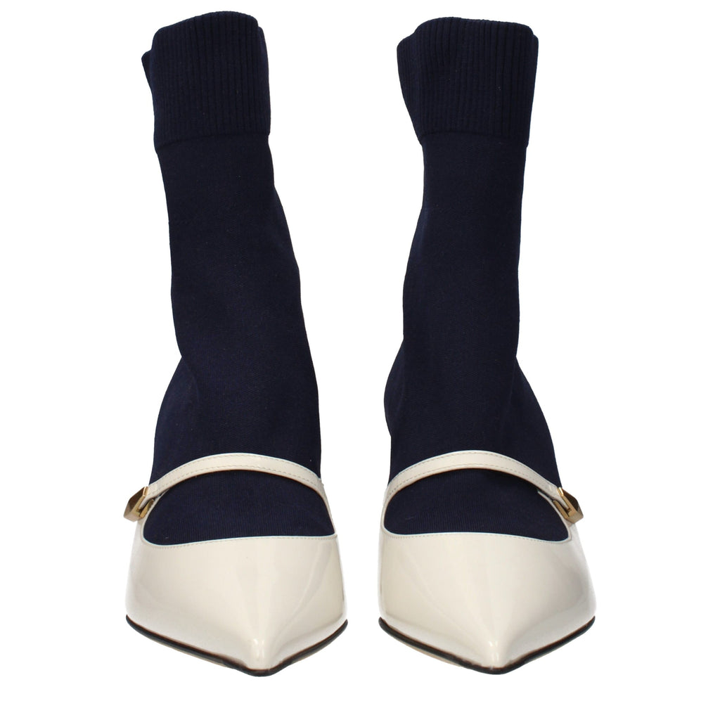 Bottines Jimmy Choo en tissu bleu