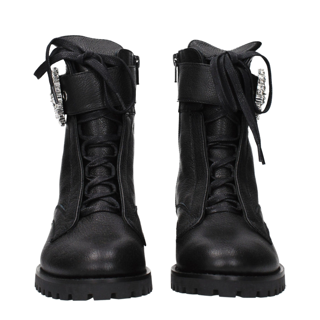 Bottines Jimmy Choo en cuir noir