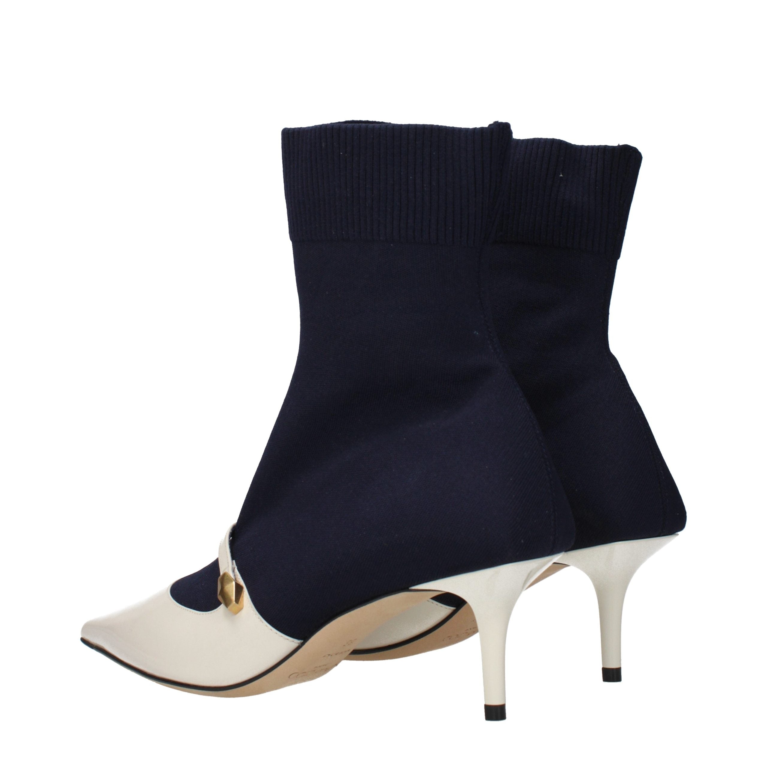 Bottines Jimmy Choo en tissu bleu