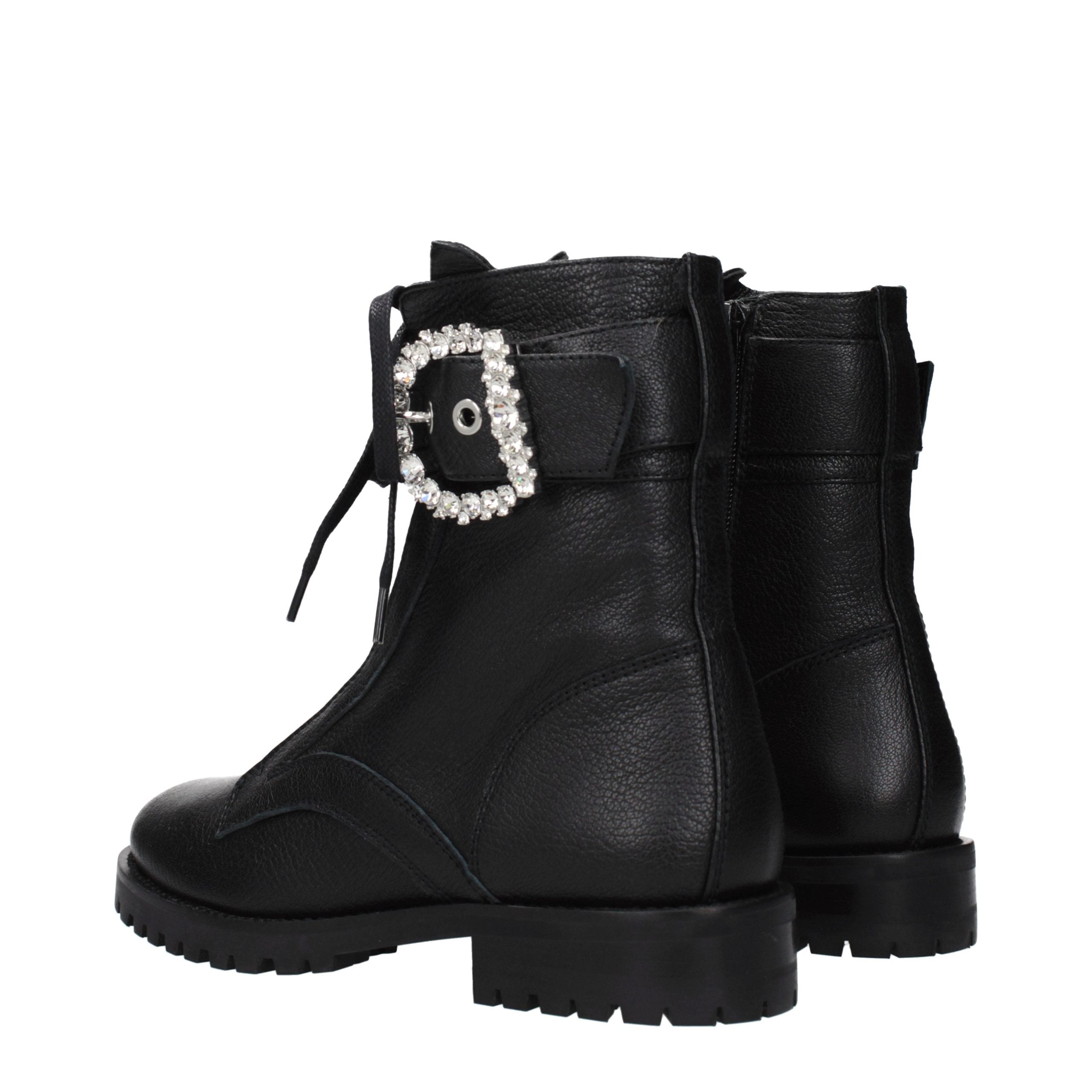 Bottines Jimmy Choo en cuir noir