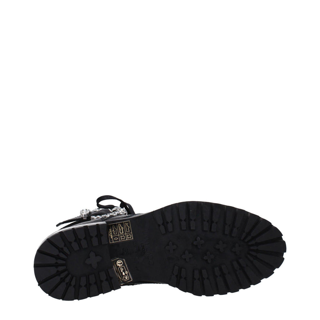 Bottines Jimmy Choo en cuir noir